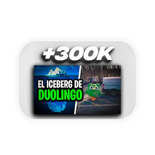 Gráfico de análisis de un canal de YouTube que muestra un crecimiento exponencial de vistas.